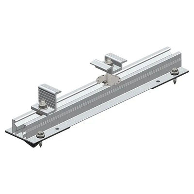 سعر جيد 41mm الفضة الألومنيوم السكة الحديدية الشمسية 3000mm السكة الحديدية الشمسية Pv تركيب الانترنت