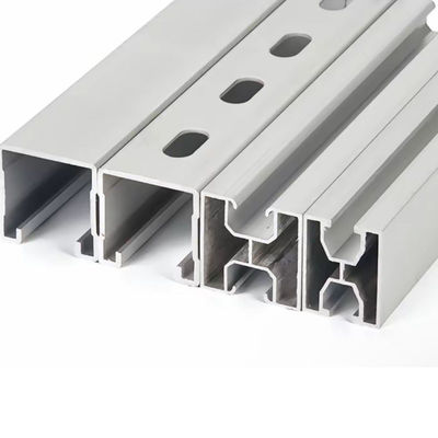 سعر جيد حرارة المقاومة للطاقة الشمسية ريل تركيب 41mmX41mm الطاقة الشمسية الألومنيوم ريل الانترنت